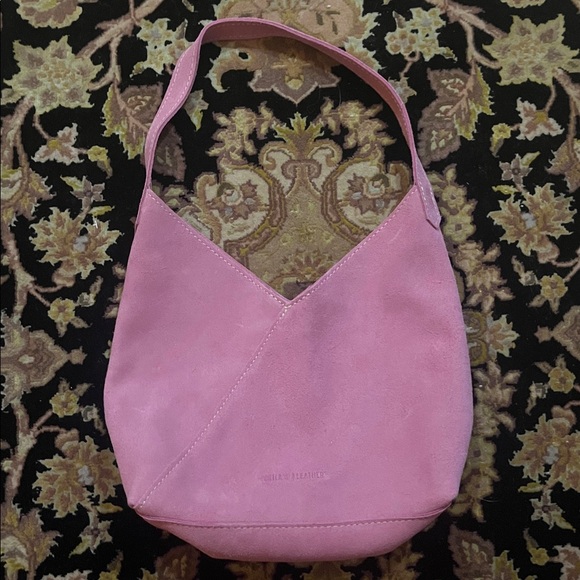 Portland Leather Handbags - Portland Leather Naomi Shoulder Bag in
Suede.